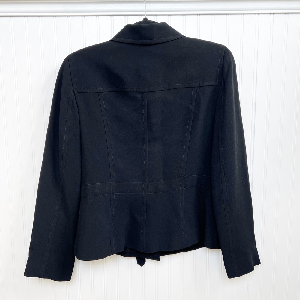 Doncaster Collection Classic Black Button Up Blaz… - image 2